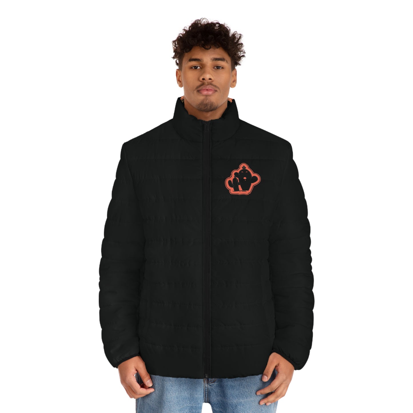 CACTUS NERDS NAS ILLMATIC Men's Puffer Jacket