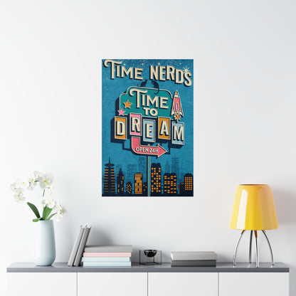 Time Nerds Premium Matte Vertical Posters