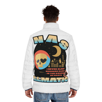 CACTUS NERDS NAS ILLMATIC Men's Puffer Jacket