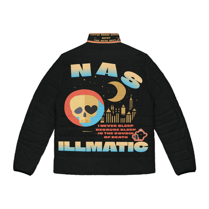 CACTUS NERDS NAS ILLMATIC Men's Puffer Jacket